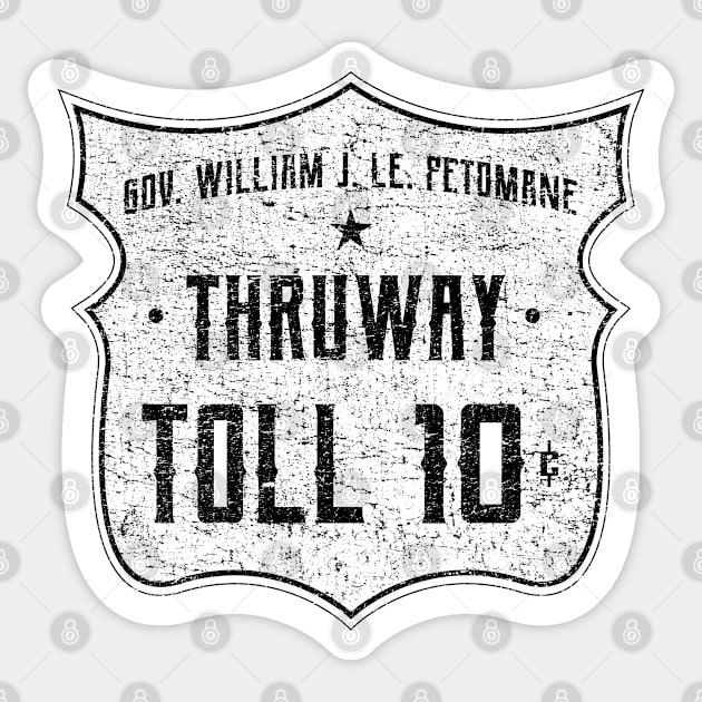 Gov William J. Le Petomane Thruway Sticker by deadright